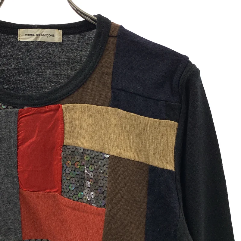 COMME des GARCONS / コムデギャルソン | 1999AW | 異素材 切替 パッチワーク カットソー |
