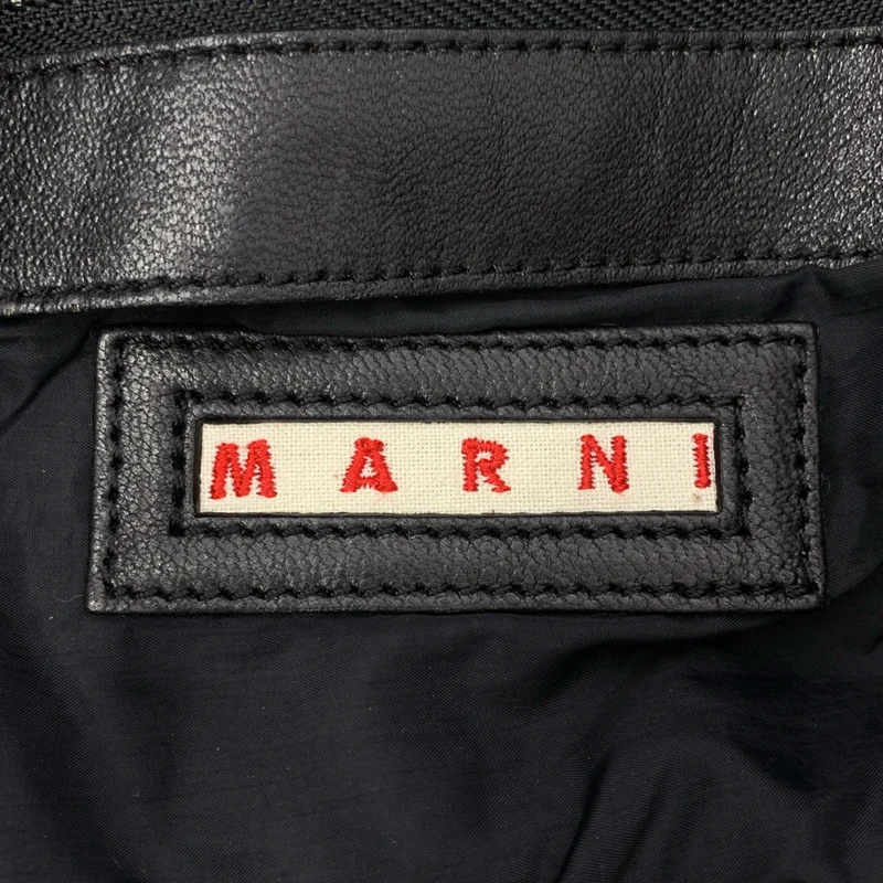 MARNI / マルニ | レザー ターンロック ハンドバッグ |