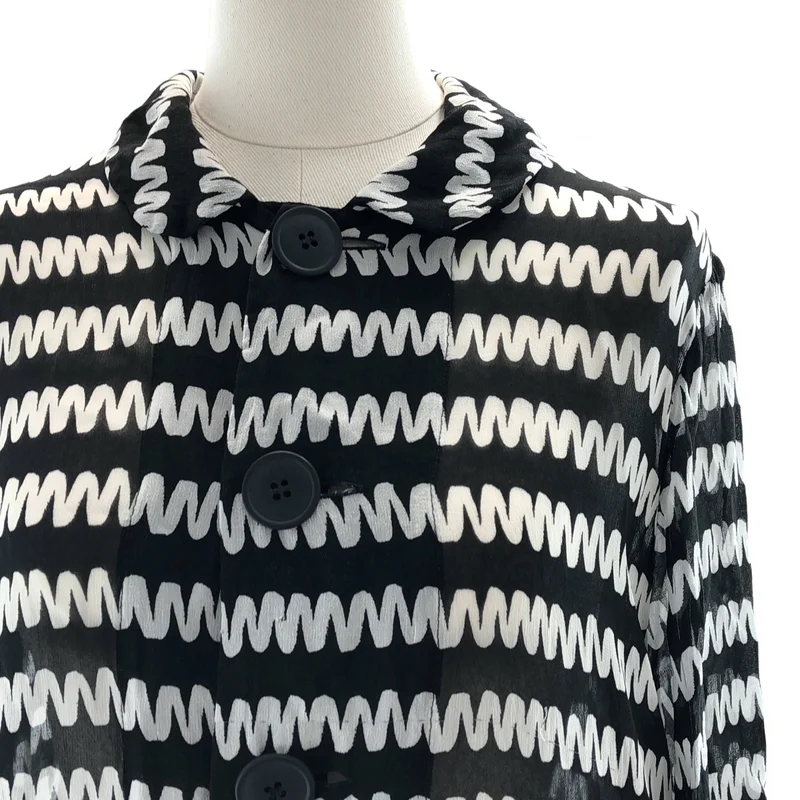 COMME des GARCONS COMME des GARCONS / コムコム | 2011SS | キュプラ 総柄 シアー シャツ ワンピース | S | レディース