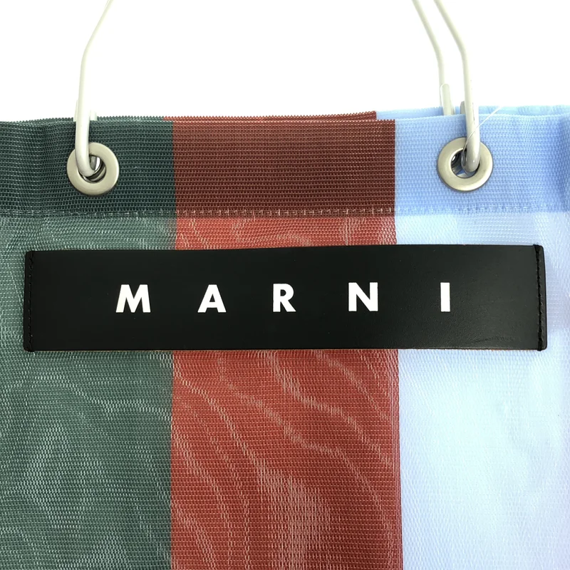 MARNI / マルニ | MARKET STRIPE TOTE BAG ストライプ トートバッグ |