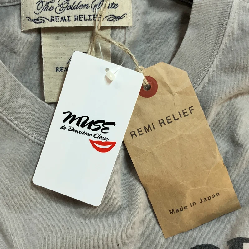 MUSE de Deuxieme Classe / ミューズドゥーズィーエムクラス | 2025SS | REMI RELIEF / レミレリーフ BE GOOD / ロゴ プリント Tシャツ カットソー | M | レディース