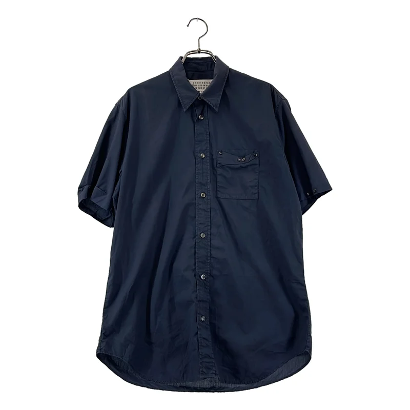 Maison Margiela / メゾンマルジェラ | 2016SS | short sleeve studs shirts コットン ショートスリーブ シャツ | 48 | メンズ