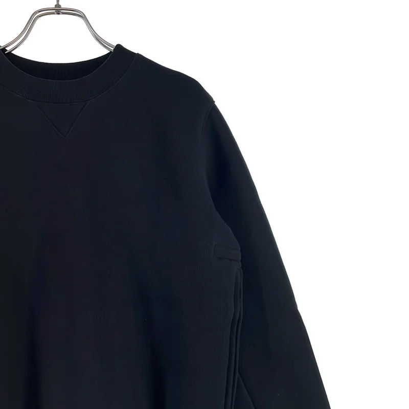 sacai / サカイ | プリーツ加工 サイドジップ スウェット トレーナー | 2 | レディース