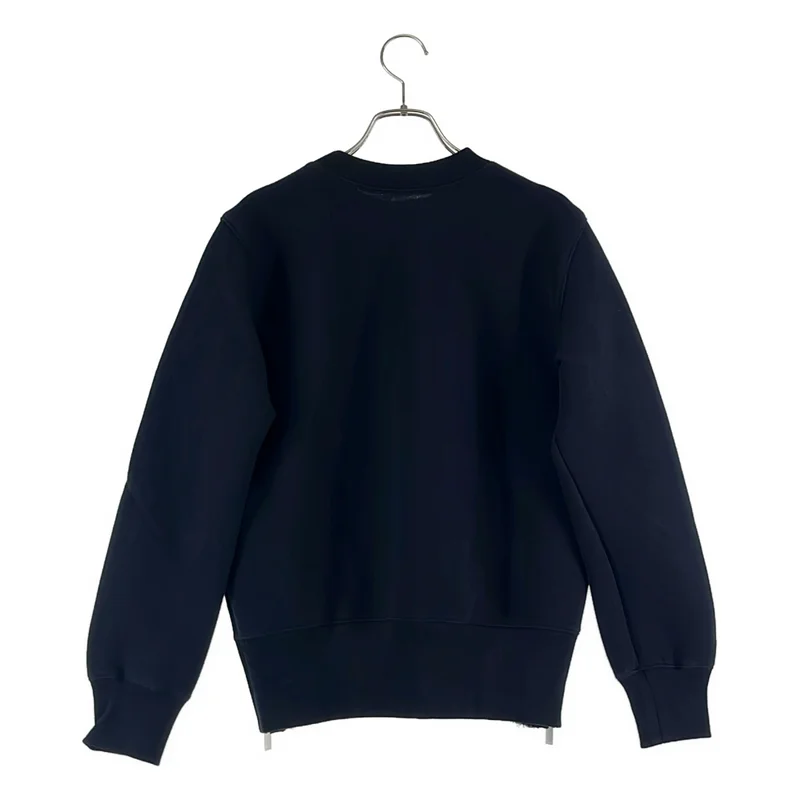 sacai / サカイ | プリーツ加工 サイドジップ スウェット トレーナー | 2 | レディース