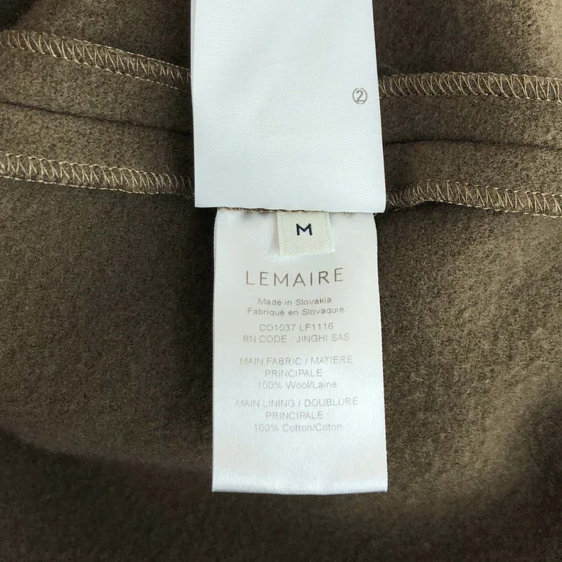 LEMAIRE / ルメール | 2023AW | WRAP COAT / ダブルウール ラップコート | M | メンズ