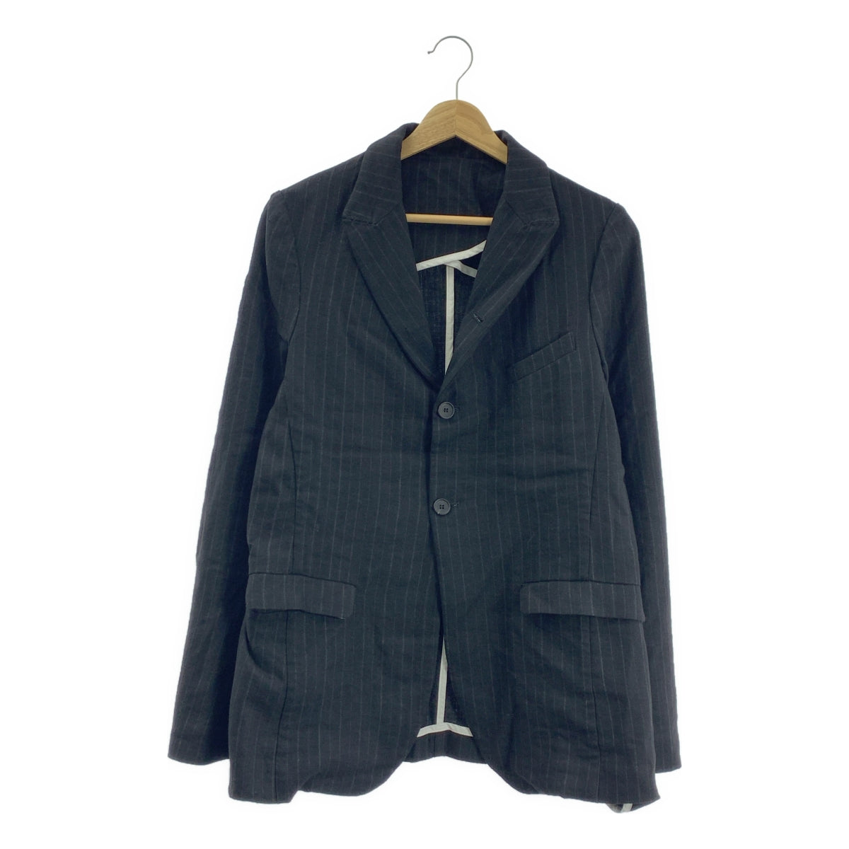 ジャケット・アウター bergfabel 3B linen jacket indigo Bergfabel / バーグファベル | ストライプ 3B チロルジャケット