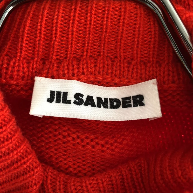 JIL SANDER / ジルサンダー | カシミヤ サイドスリット ハイネックニット | M | メンズ