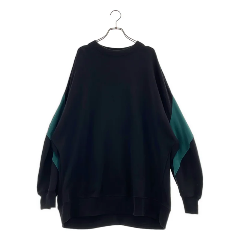 DRIES VAN NOTEN / ドリスヴァンノッテン | 2024AW | バイカラー 切り替え オーバーサイズスウェット | XS | メンズ