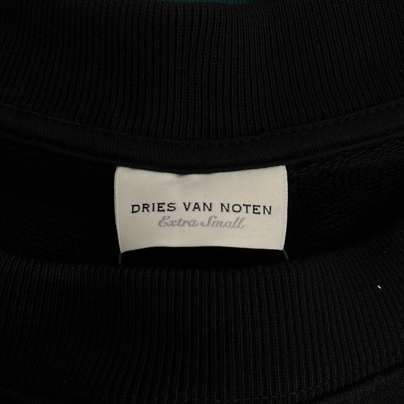 DRIES VAN NOTEN / ドリスヴァンノッテン | 2024AW | バイカラー 切り替え オーバーサイズスウェット | XS | メンズ