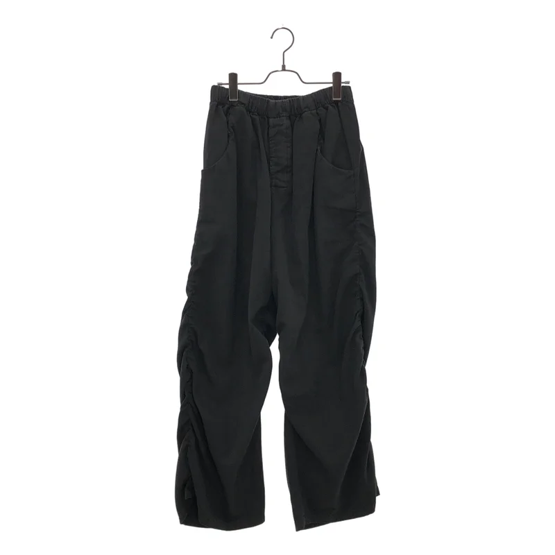 GABRIELA COLL GARMENTS / ガブリエラコールガーメンツ | THIN CANVAS DRAPED TROUSERS シャーリング イージーパンツ | 1 | メンズ