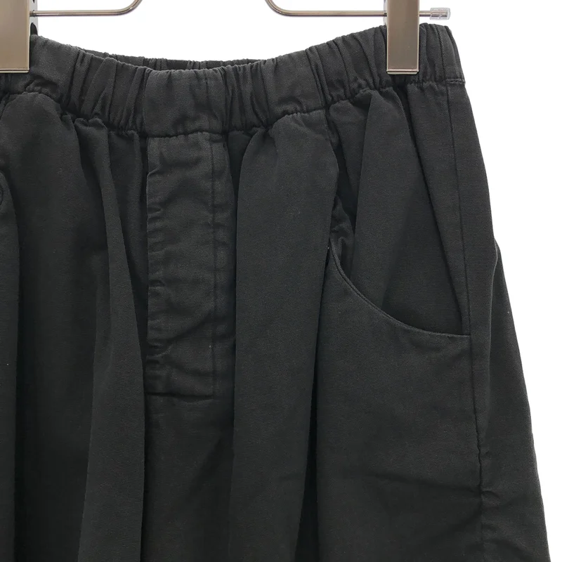 GABRIELA COLL GARMENTS / ガブリエラコールガーメンツ | THIN CANVAS DRAPED TROUSERS シャーリング イージーパンツ | 1 | メンズ