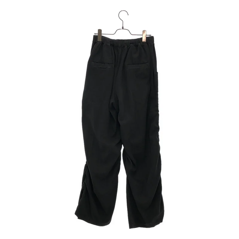 GABRIELA COLL GARMENTS / ガブリエラコールガーメンツ | THIN CANVAS DRAPED TROUSERS シャーリング イージーパンツ | 1 | メンズ