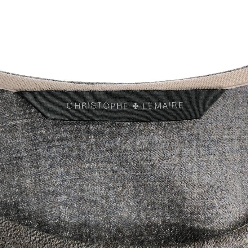 CHRISTOPHE LEMAIRE / クリストフルメール | ウール クルーネック プルオーバーシャツ | 46 | メンズ