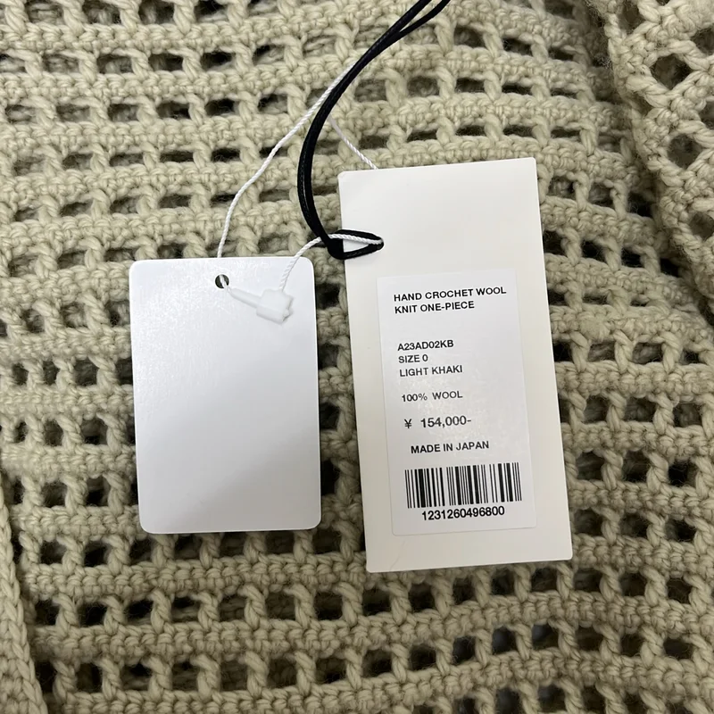 AURALEE / オーラリー | HAND CROCHET WOOL KNIT ONE-PIECE / ニット ワンピース | 0 | レディース