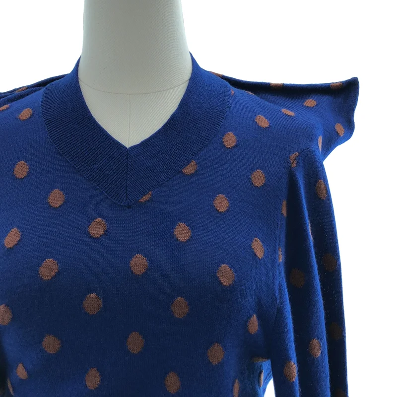COMME des GARCONS / コムデギャルソン | 2008SS | ウール ドット 変形 ニット | M | レディース