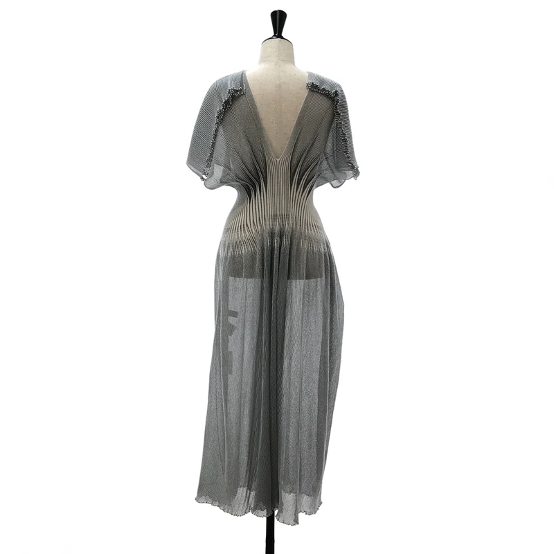 CFCL / シーエフシーエル | HYPHA LUCENT CREASE DRESS ワンピース | F | レディース