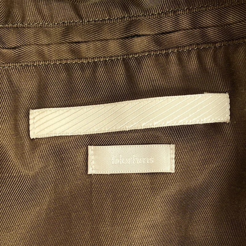 blurhms / ブラームス | 2023AW | Gabardine Double Belt Trench Coat / ギャバジン ダブルベルトトレンチコート | 0 | レディース