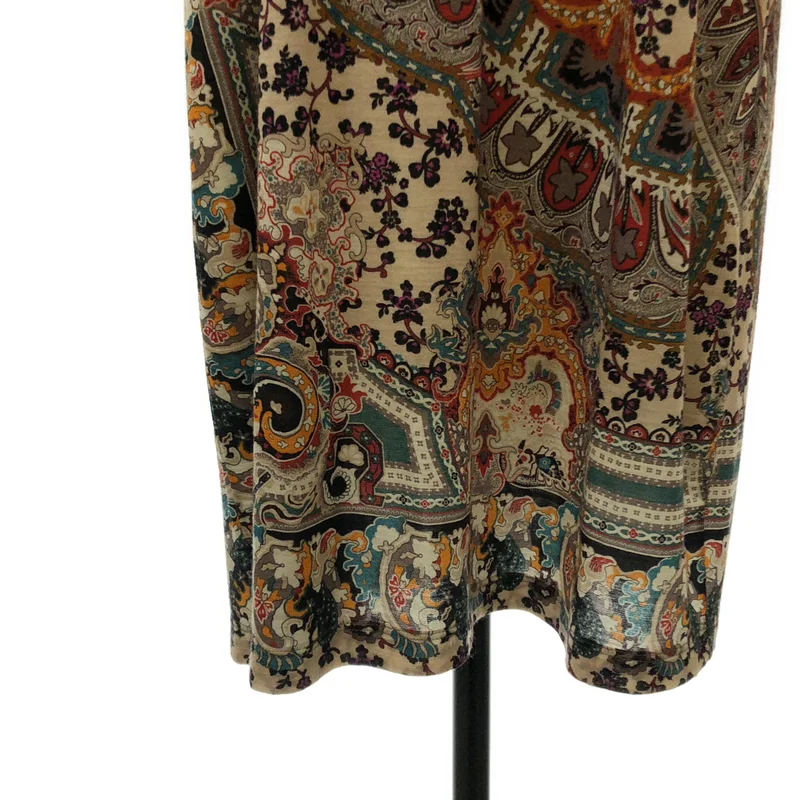 ETRO / エトロ | ウール 総柄 プルオーバーワンピース | 44 | レディース