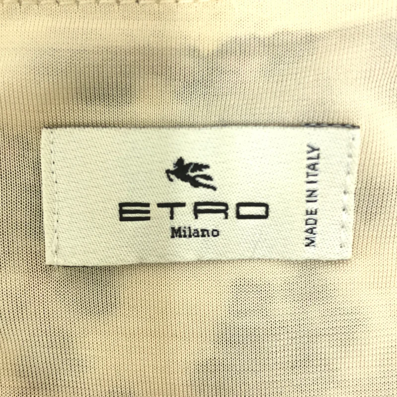 ETRO / エトロ | ウール 総柄 プルオーバーワンピース | 44 | レディース