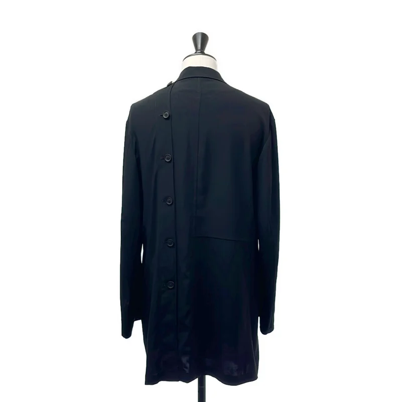 YOHJI YAMAMOTO POUR HOMME / ヨウジヤマモトプールオム | 2022SS | トリアセテート ドッキング テーラードジャケット | 2 | メンズ