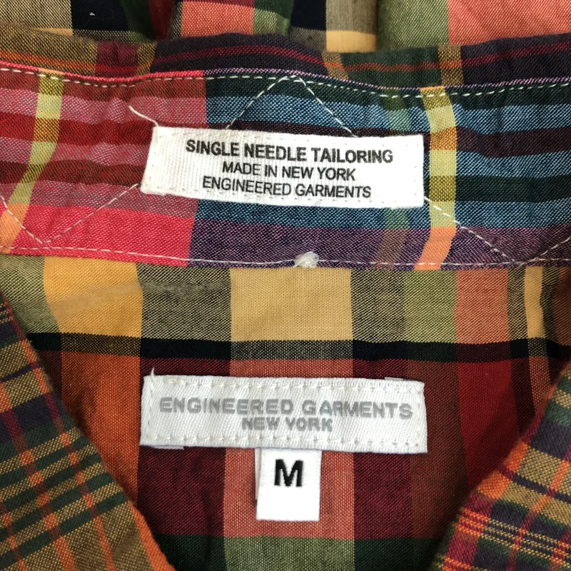 Engineered Garments / エンジニアドガーメンツ | Popover BD SH Cotton Big Plaid シャツ OR013 | M | メンズ