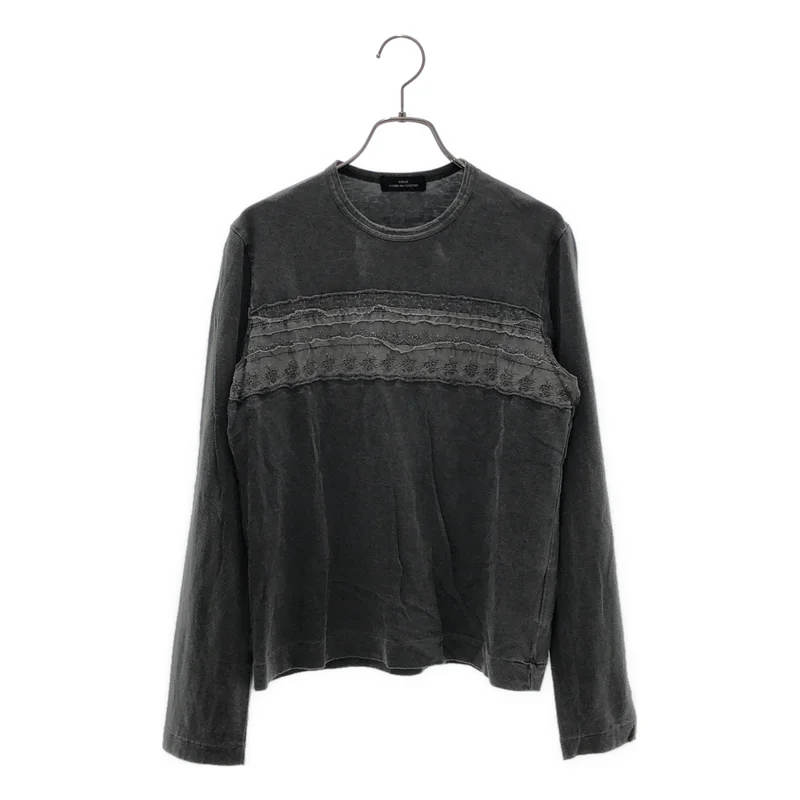 tricot COMME des GARCONS / トリココムデギャルソン | 2005SS | 製品加工 レース 切替 ロングスリーブ カットソー |