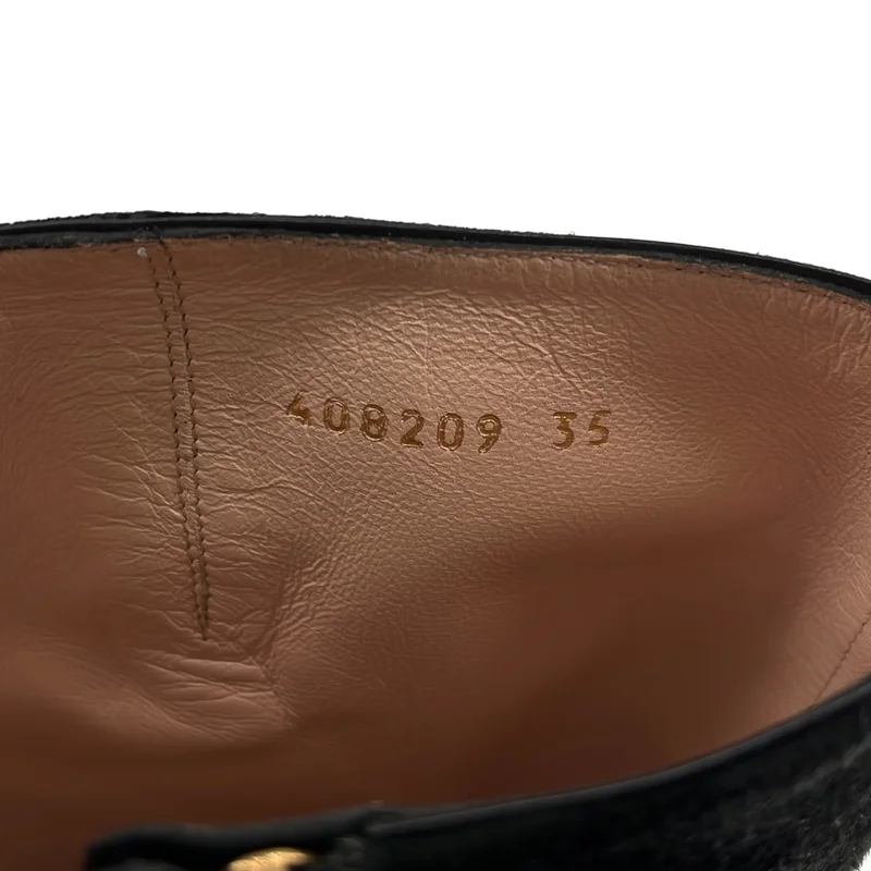 GUCCI / グッチ | GGマーモント スエード ロングブーツ | 35 | レディース