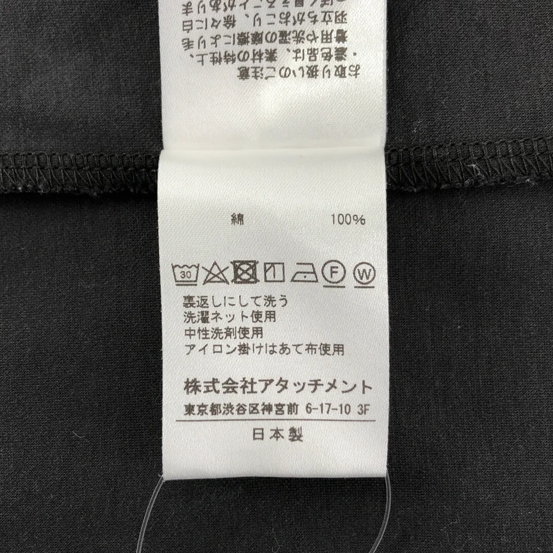 ATTACHMENT / アタッチメント | 2021SS | COTTON DOUBLE FACE T-SHIRT / コットン ダブルフェイス Tシャツ | 1 | メンズ