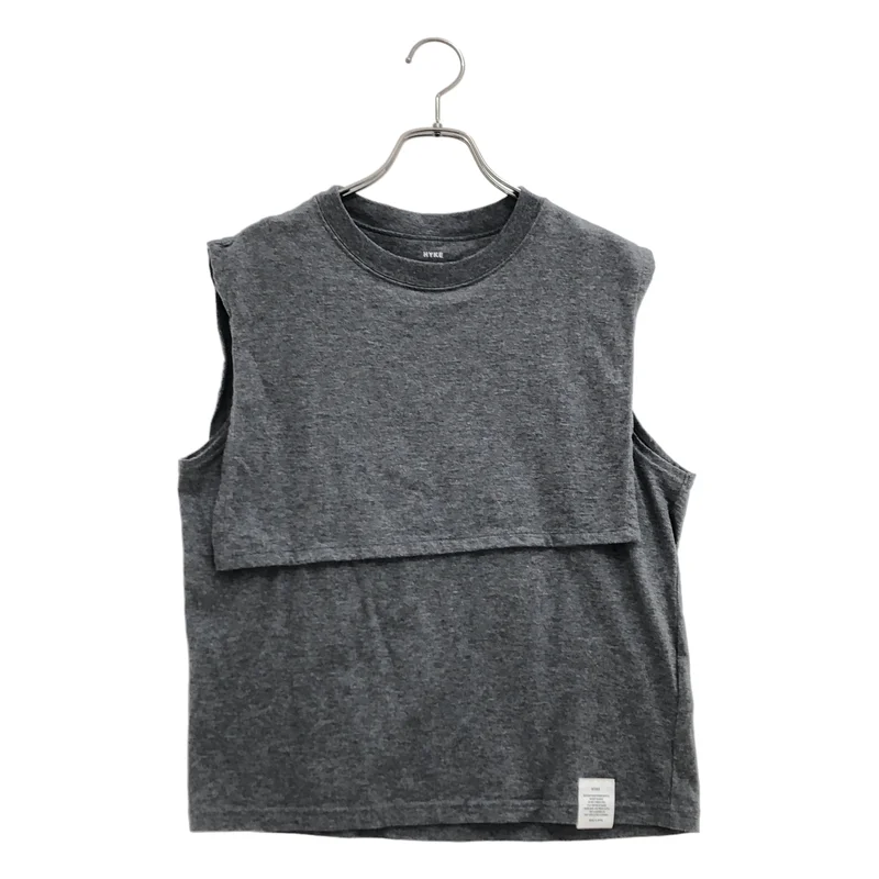 HYKE / ハイク | 2024SS | レイヤード ノースリーブカットソー 241-12384 | 1 | レディース