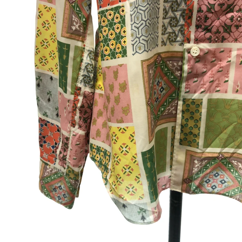robe de chambre COMME des GARCONS / ローブドシャンブルコムデギャルソン | 1999SS | ポリエステル 総柄 オーバーシルエット シャツ ブラウス | M | レディース
