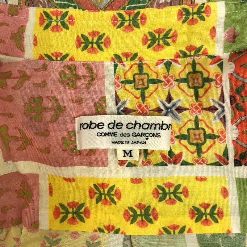 robe de chambre COMME des GARCONS / ローブドシャンブルコムデギャルソン | 1999SS | ポリエステル 総柄 オーバーシルエット シャツ ブラウス | M | レディース