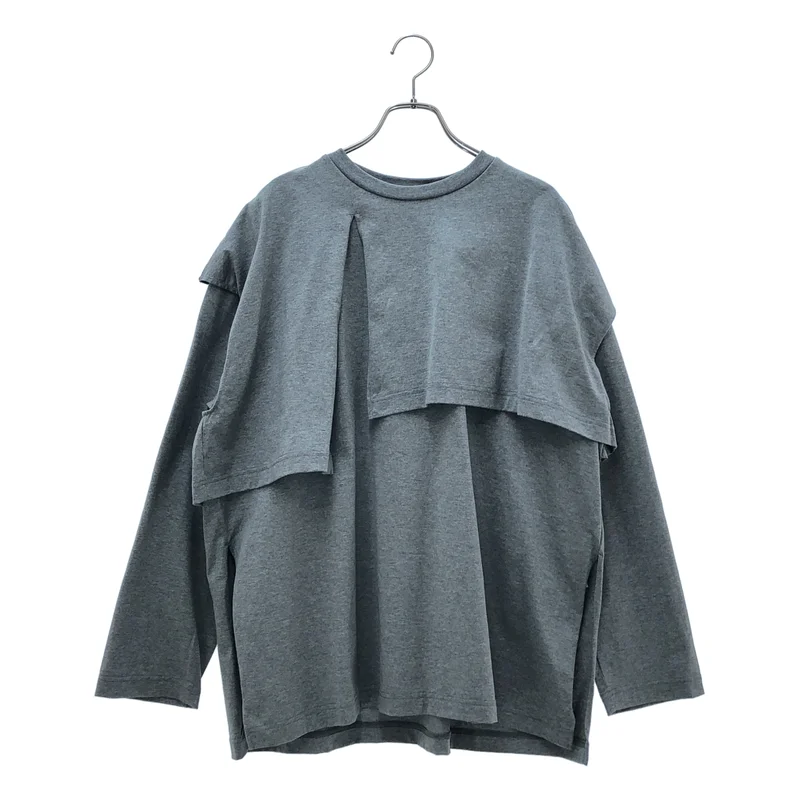 LOHEN / ローヘン | 2025AW | LAYERED SLIT-T-SHIRT ロングスリーブカットソ | F | レディース