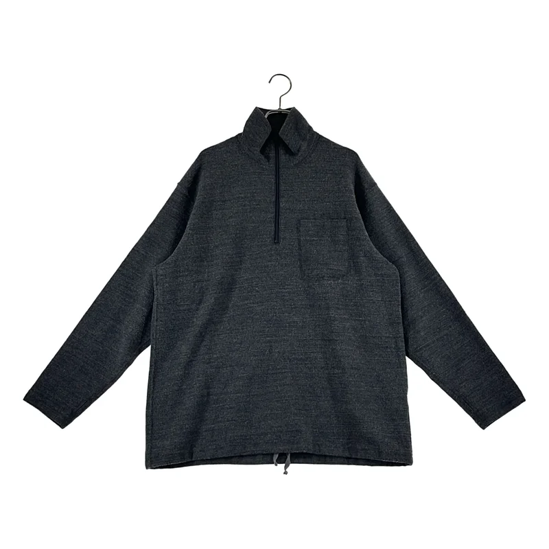 Engineered Garments / エンジニアドガーメンツ | Zip Mock Neck ハーフジップ カットソー | M | メンズ