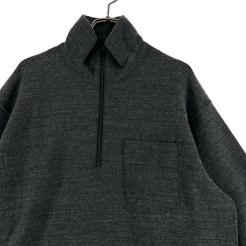 Engineered Garments / エンジニアドガーメンツ | Zip Mock Neck ハーフジップ カットソー | M | メンズ