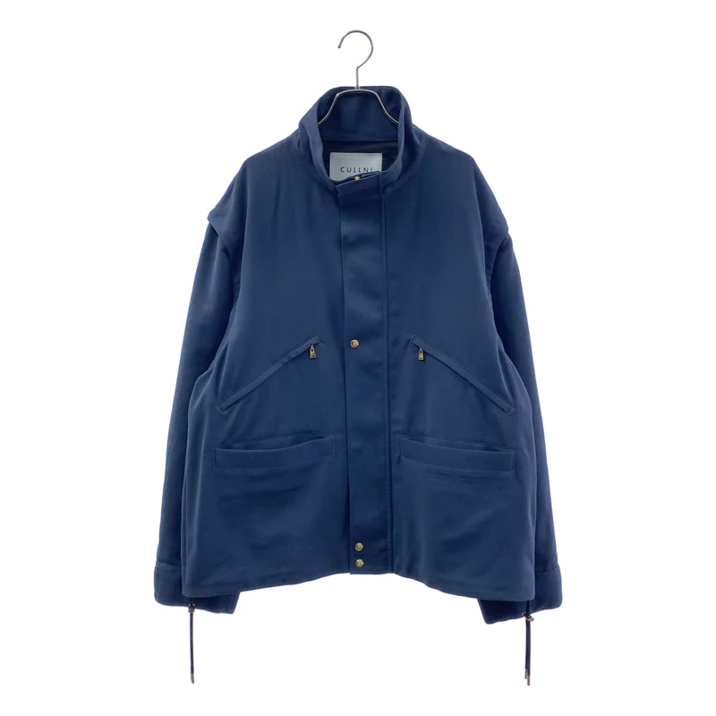 CULLNI / クルニ | Dry Karsey Removable Sleeves Drawstring Short Coat ジャケット | 2 | メンズ