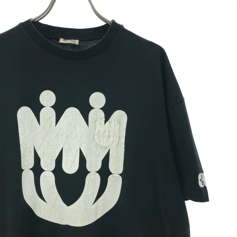 miu miu / ミュウミュウ | × MM Paris / ロゴ Tシャツ | XS | レディース