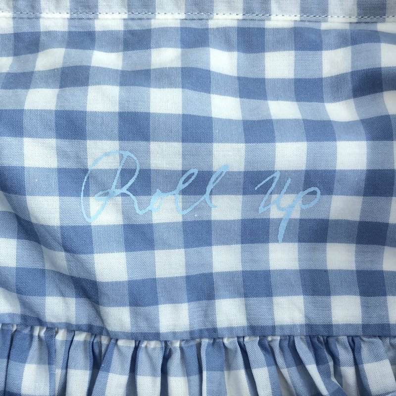 PORTER CLASSIC / ポータークラシック | ROLL UP LINEN GINGHAM CHECK SHIRT ギンガムチェックシャツ | M | メンズ