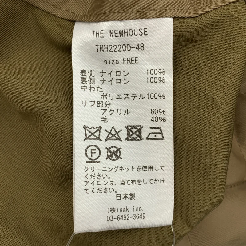 THE NEWHOUSE / ザ ニューハウス | キルティング リバーシブル MA-1 フライトジャケット | F | レディース