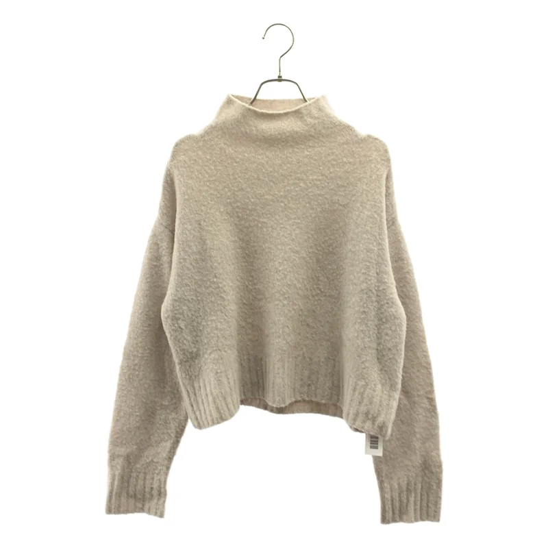 T by Alexander Wang / ティーバイアレキサンダーワン | ウール アルパカ混 ハイネック ショートニット | S | レディース