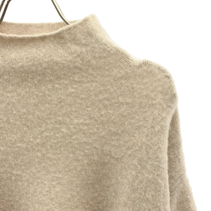 T by Alexander Wang / ティーバイアレキサンダーワン | ウール アルパカ混 ハイネック ショートニット | S | レディース