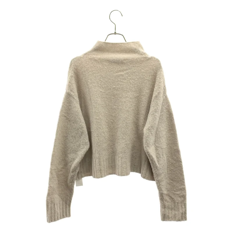 T by Alexander Wang / ティーバイアレキサンダーワン | ウール アルパカ混 ハイネック ショートニット | S | レディース