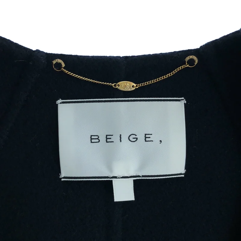 BEIGE， / ベイジ | ウール ボタンレスコート | 2 | レディース