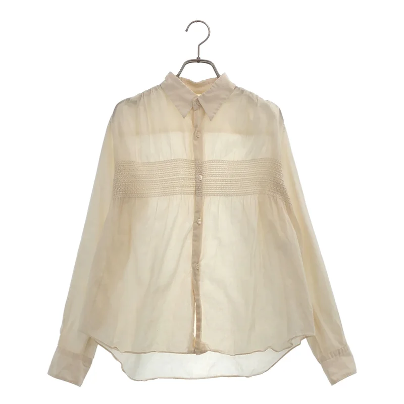 robe de chambre COMME des GARCONS / ローブドシャンブルコムデギャルソン | 1997AW | エンブロイダリー ギャザー シャツ ブラウス |