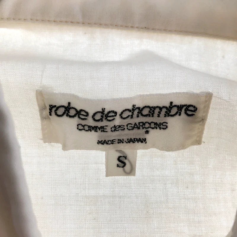 robe de chambre COMME des GARCONS / ローブドシャンブルコムデギャルソン | 1997AW | エンブロイダリー ギャザー シャツ ブラウス |