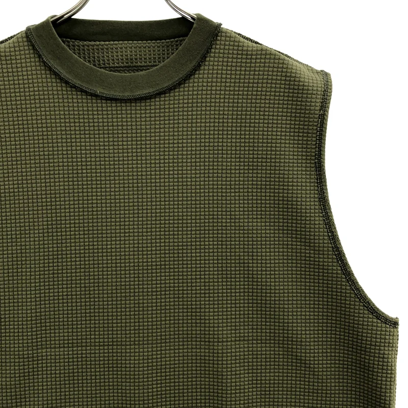 N.HOOLYWOOD / エヌハリウッド | TANK TOP / sleeveless crewneck / オーバーサイズ ワッフルタンクトップ | 40 | メンズ