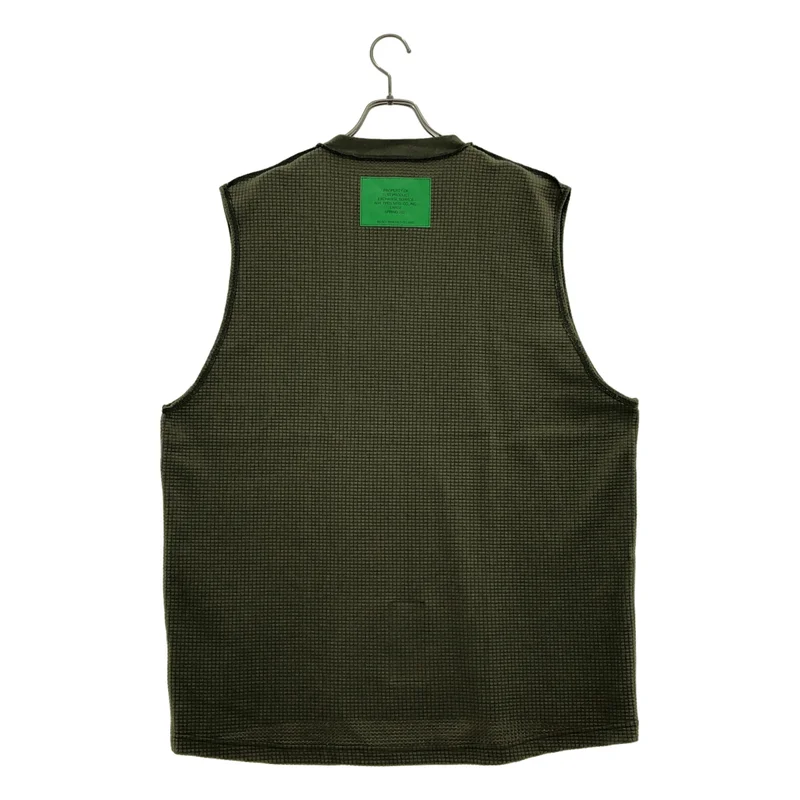 N.HOOLYWOOD / エヌハリウッド | TANK TOP / sleeveless crewneck / オーバーサイズ ワッフルタンクトップ | 40 | メンズ
