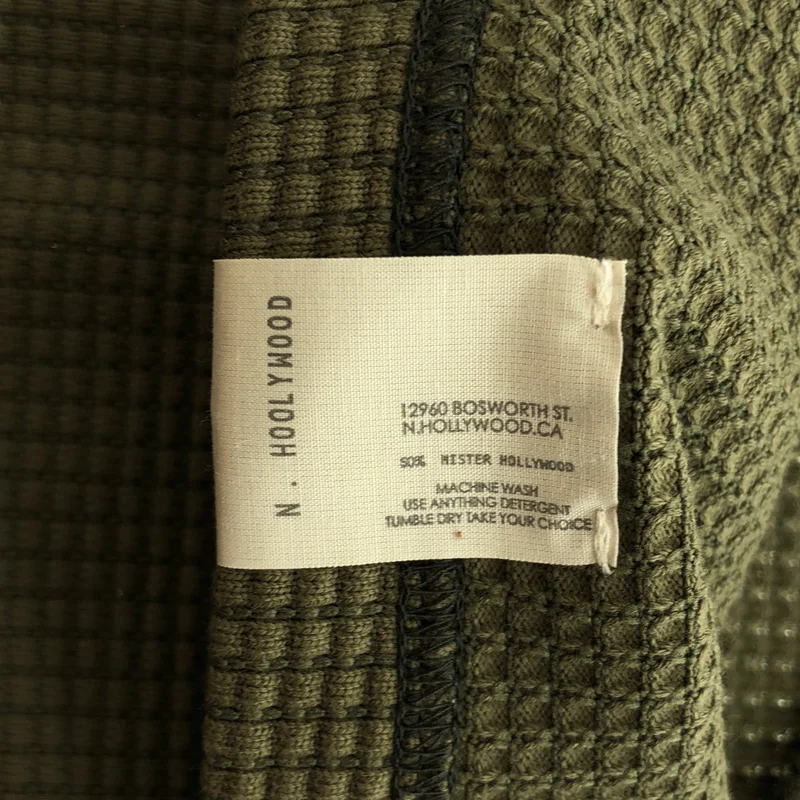 N.HOOLYWOOD / エヌハリウッド | TANK TOP / sleeveless crewneck / オーバーサイズ ワッフルタンクトップ | 40 | メンズ