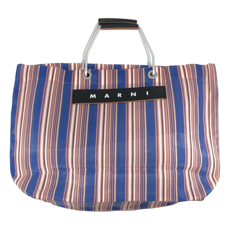 MARNI / マルニ | フラワーカフェ ストライプ トートバッグ | UNI | レディース
