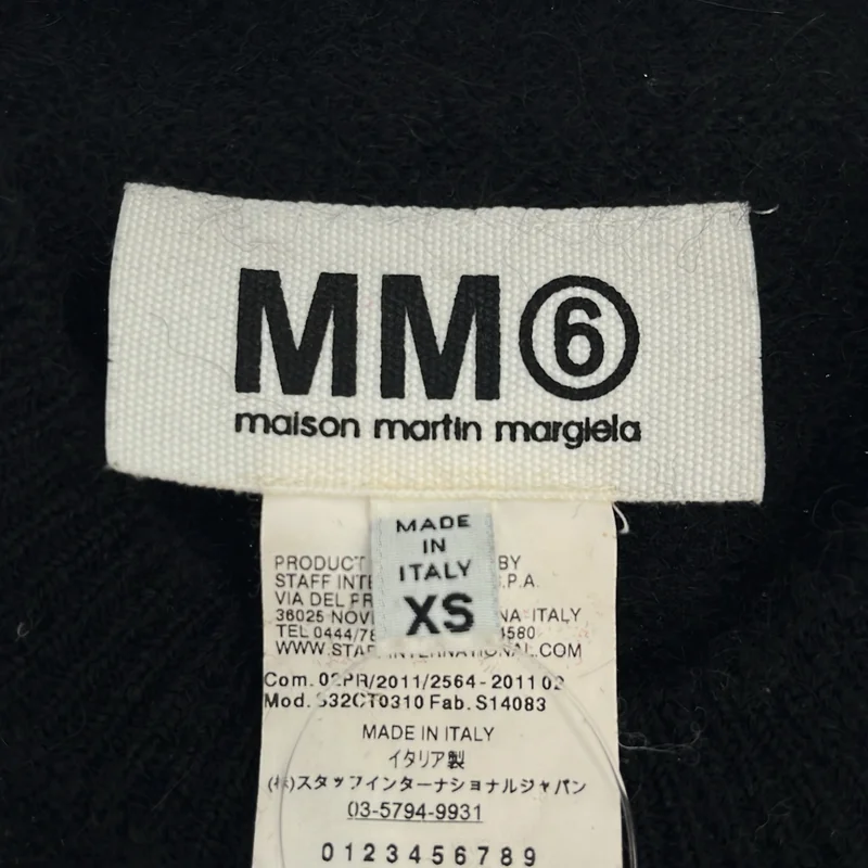 MM6 Maison Martin Margiela / エムエムシックスメゾンマルタンマルジェラ | 2011AW | アルパカ 3way ニット | XS | レディース