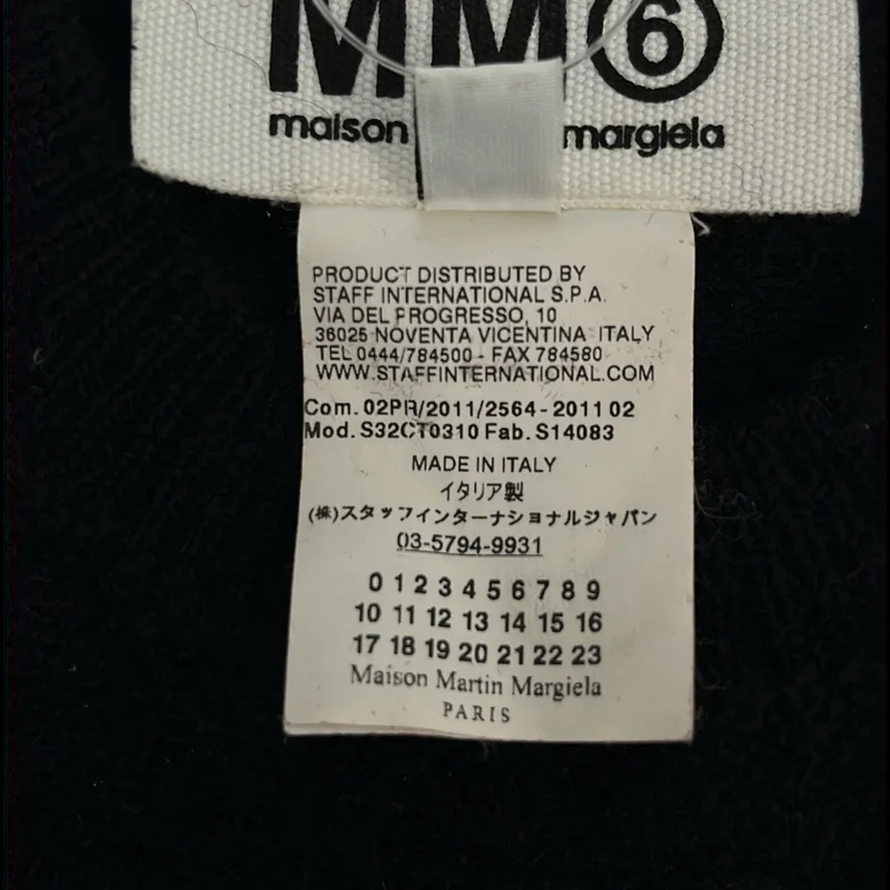 MM6 Maison Martin Margiela / エムエムシックスメゾンマルタンマルジェラ | 2011AW | アルパカ 3way ニット | XS | レディース